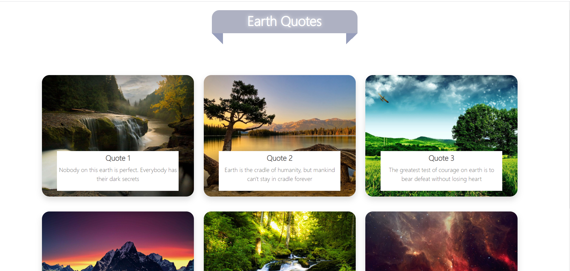 Earth Slider Quotes